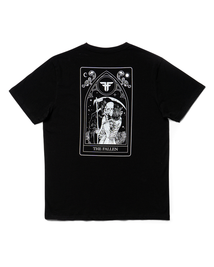 DEATH'S EMBRACE TEE - BLACK / WHITE