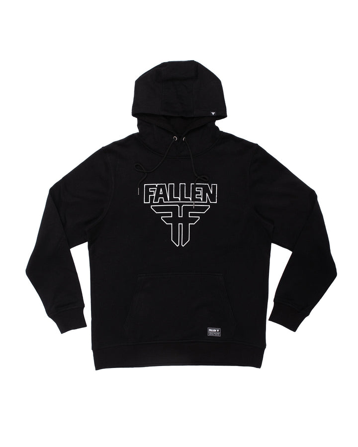 INSIGNIA HOODIE - BLACK / WHITE