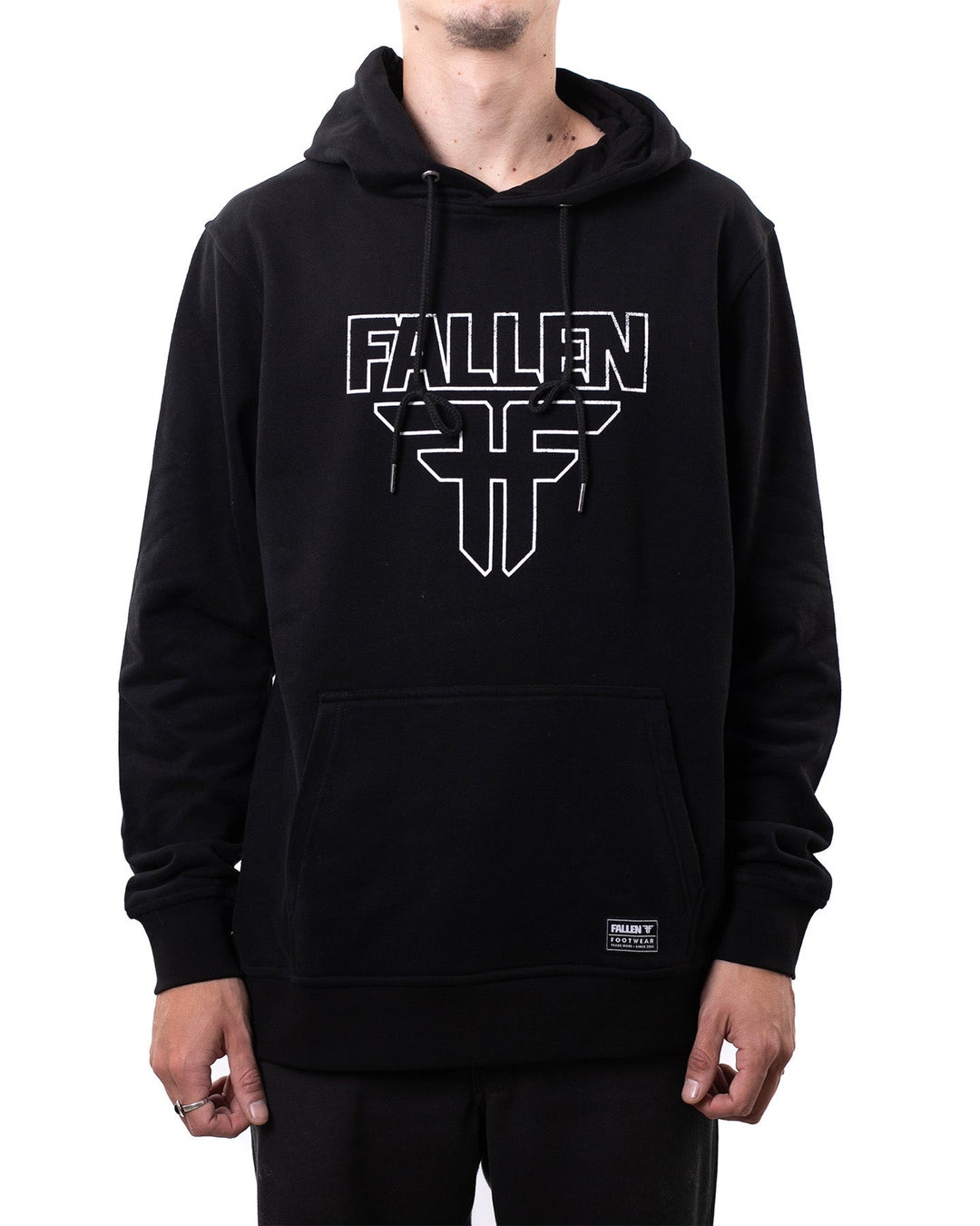 INSIGNIA HOODIE - BLACK / WHITE