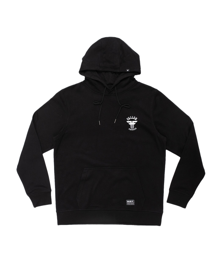 PEACE & WAR HOODIE - BLACK