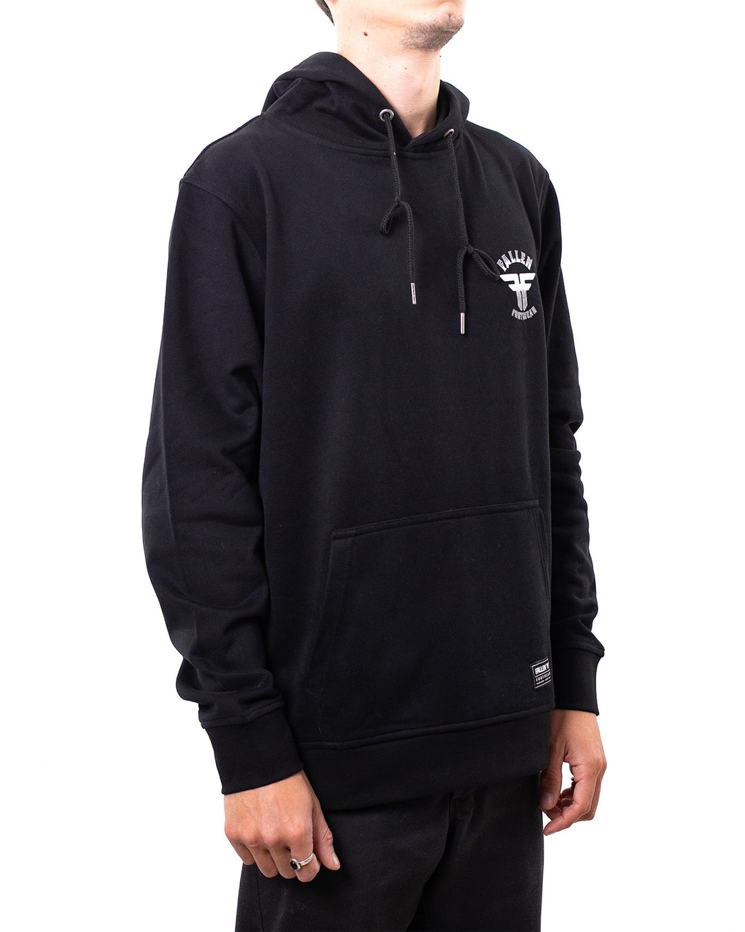 PEACE & WAR HOODIE - BLACK