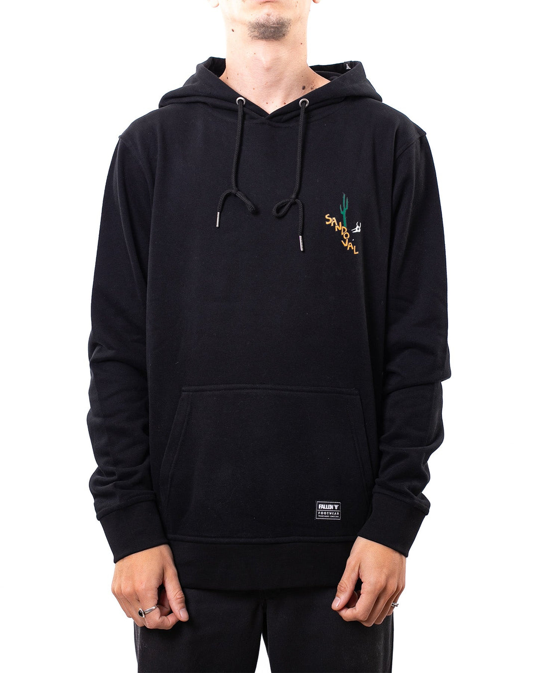 THE WANDERER HOODIE - BLACK / YELLOW (TOMMY SANDOVAL)