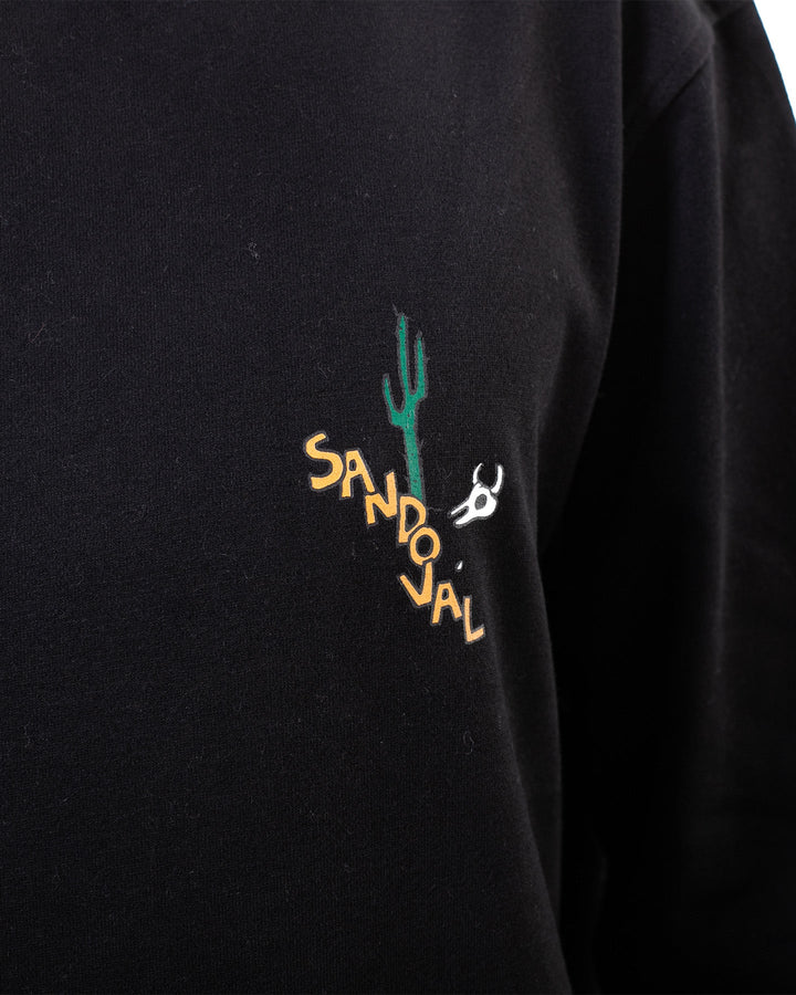 THE WANDERER HOODIE - BLACK / YELLOW (TOMMY SANDOVAL)