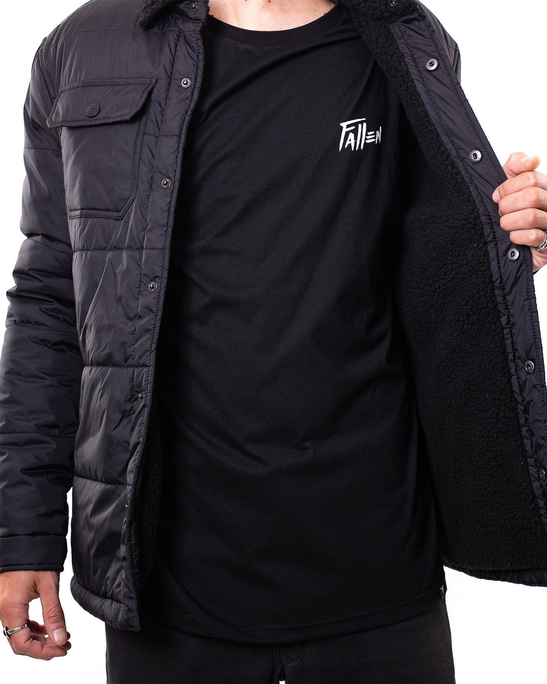 LAMB JACKET - BLACK / BLACK