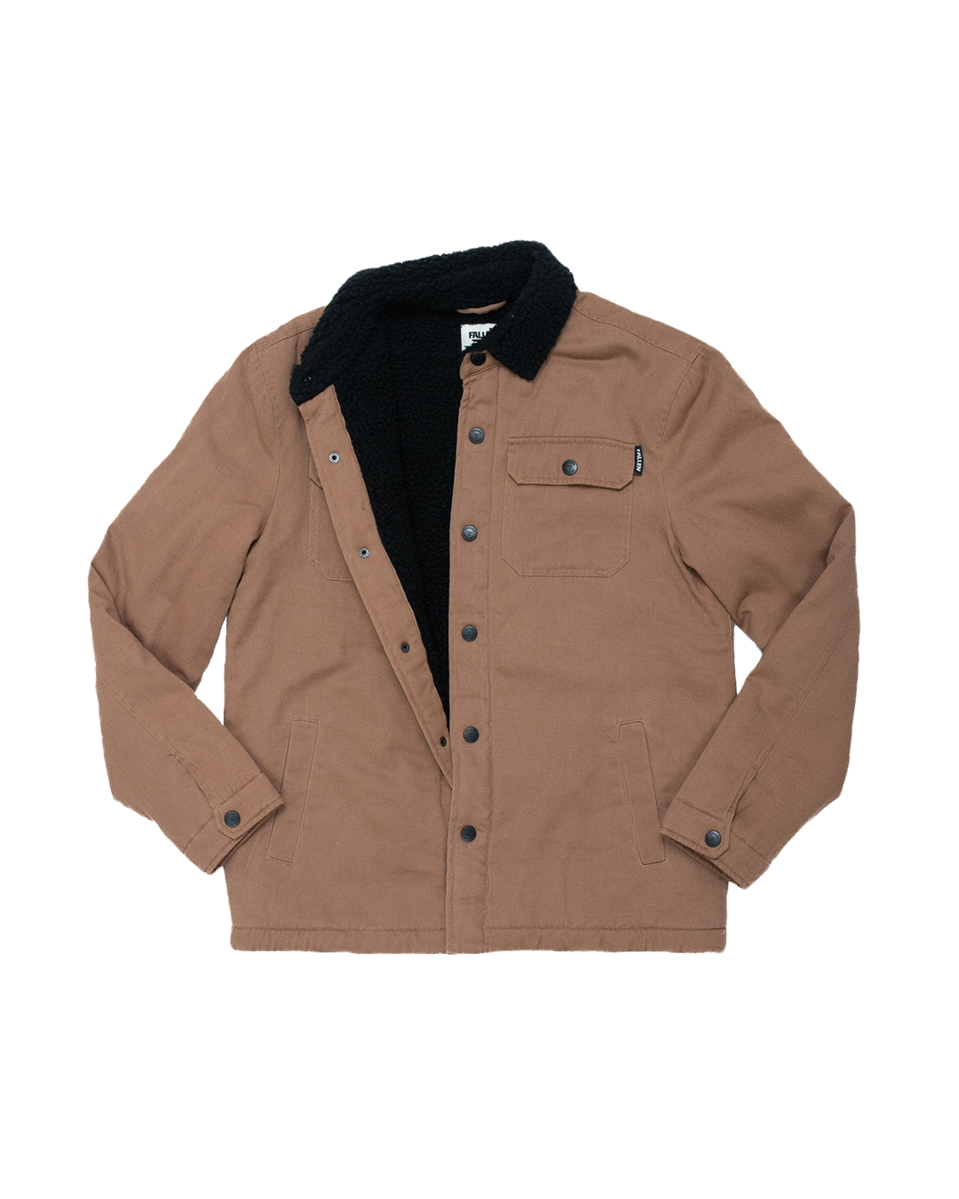LAMB JACKET - BROWN / BLACK