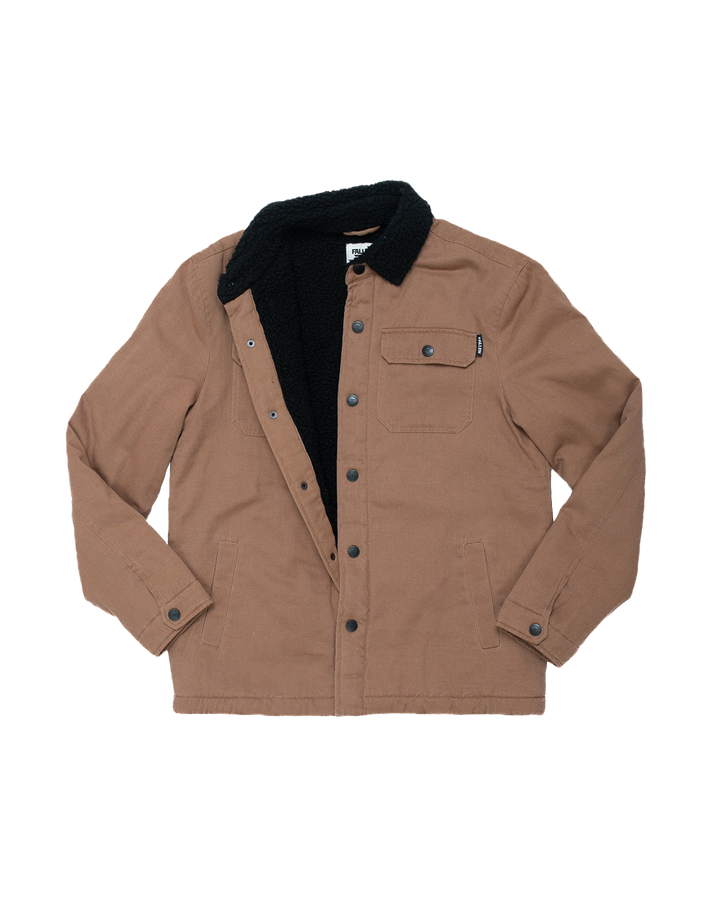 LAMB JACKET - BROWN / BLACK
