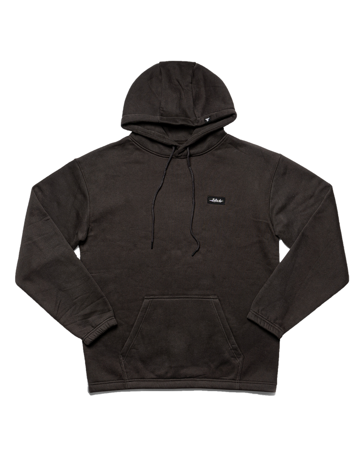 GRUNGE HOODIE - ASPHALT / BLACK RELAX