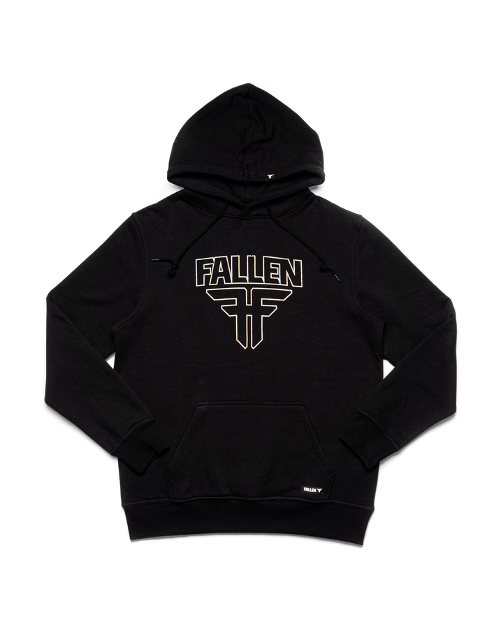 INSIGNIA HOODIE - BLACK / WHITE