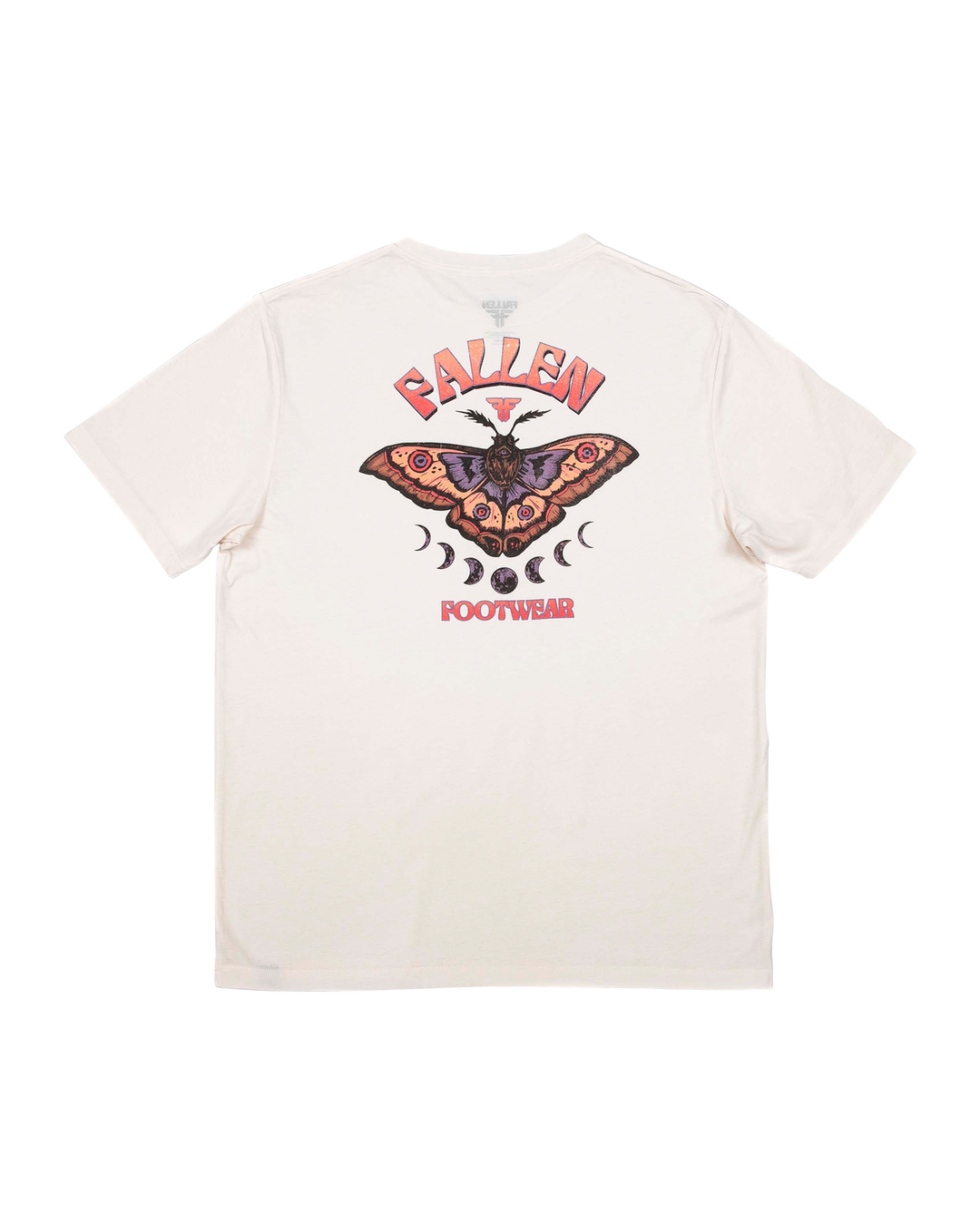 LUNAR MOTH TEE - OFF WHITE / ORANGE