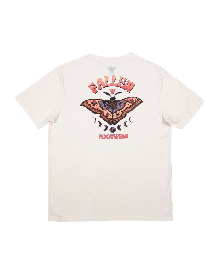 LUNAR MOTH TEE - OFF WHITE / ORANGE