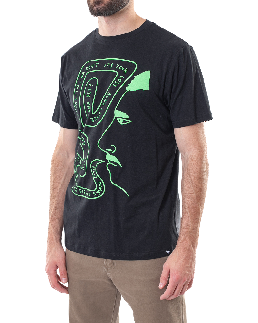 PAWN TEE - BLACK / LIME - BILLY MARKS