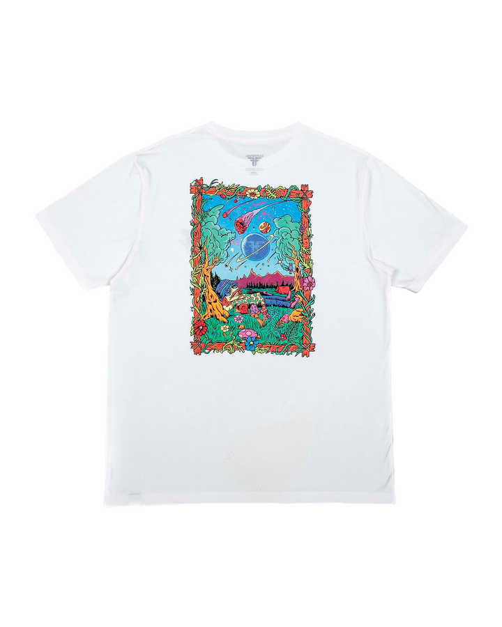 TRIPPING TEE - WHITE / BLUE - TOMMY SANDOVAL