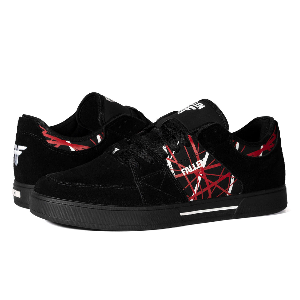 Fallen Footwear Chris Cole Trooper skate shoes in Black / 5250 perspective image