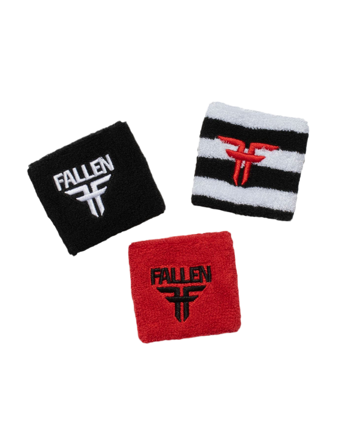 WRISTBAND - BLACK / WHITE / RED